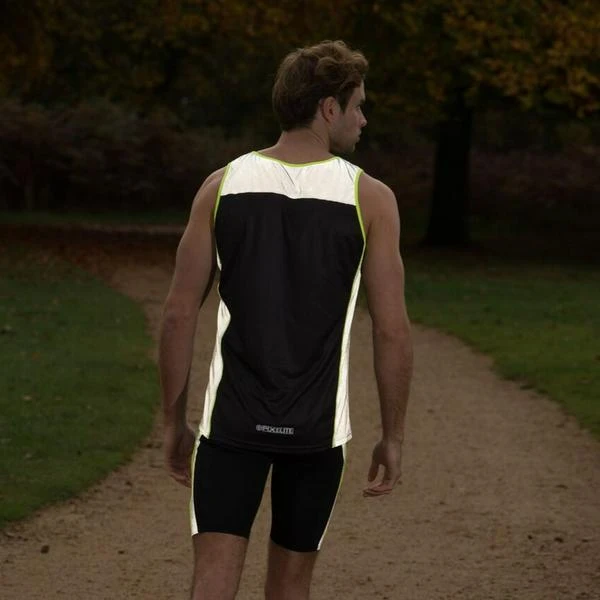 Proviz PixElite Performance Men's Reflective Running Singlet - Image 4