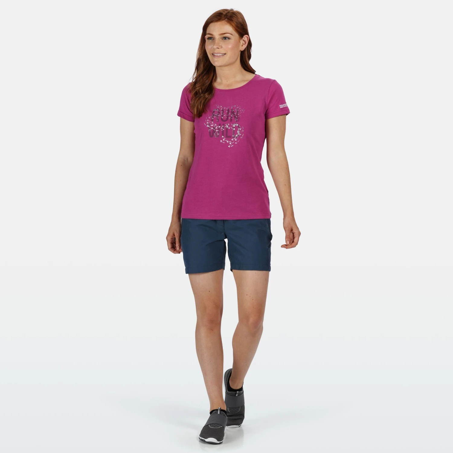 Regatta Womens/Ladies Highton Mid Walking Shorts (Dark Denim) - Image 4