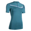 WOMEN'S TRAIL RUNNING SHORT-SLEEVED ZIP T-SHIRT