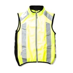 WOWOW Dark 1.0 Mens Sleeveless Running Jacket Yellow