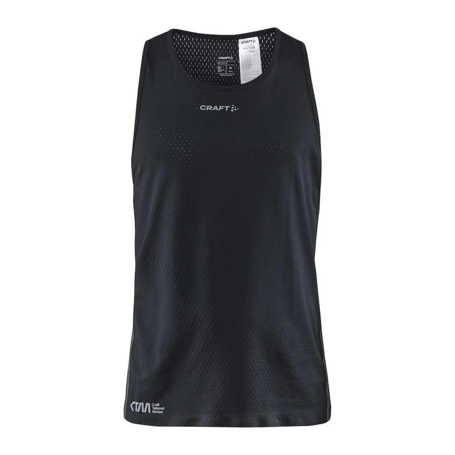 Craft CTM DISTANCE WARP MESH SINGLET Men BLACK