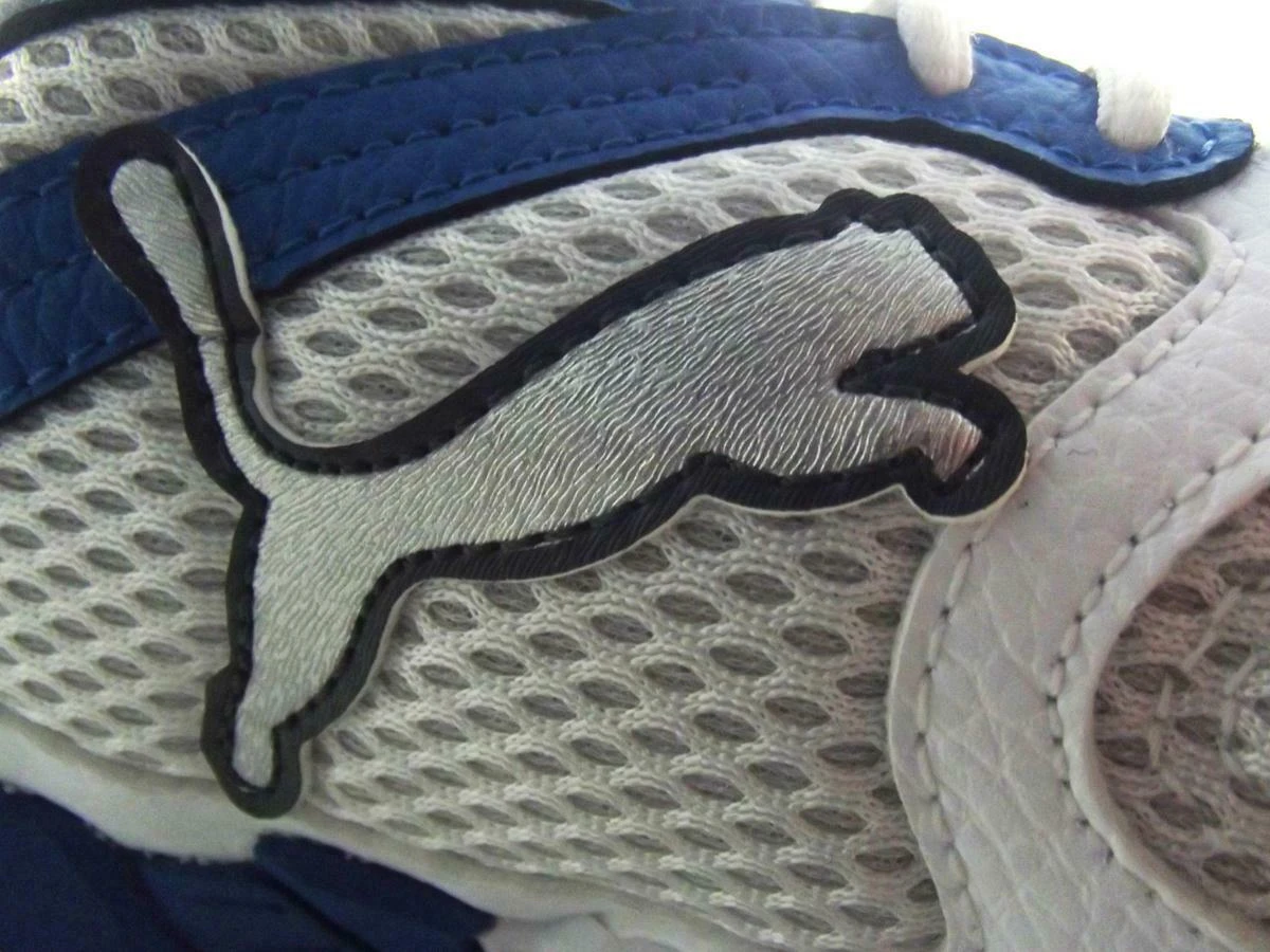 Puma Axis Trainer Mesh Jnr Kids White/Silver/Blue - Image 4