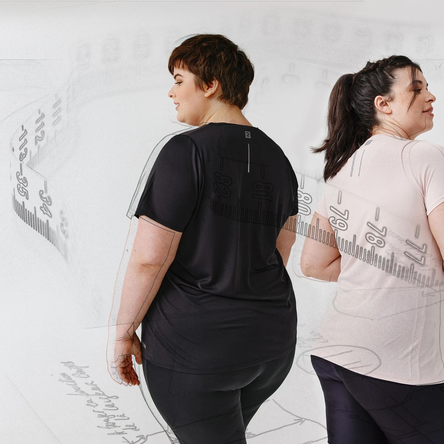 Kalenji Women's Running Leggings With Body-sculpting (XS To 5XL - Large Size) - Image 11