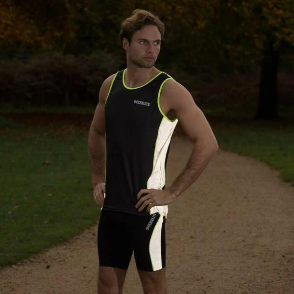 Proviz PixElite Performance Men's Reflective Running Singlet - Image 2