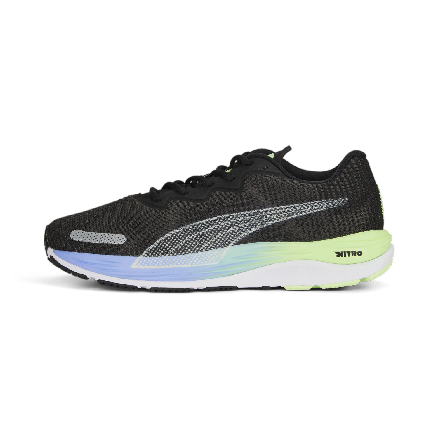 Puma Velocity Nitro 2 Fade Mens Running Trainer Black/Purple - Image 6