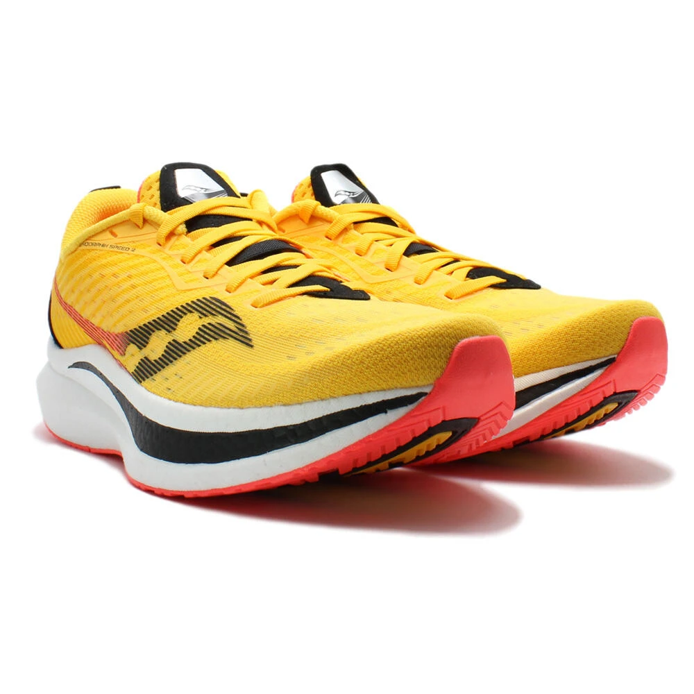 Saucony Mens Endorphin Speed 2 Running Shoes Vizigld/Vizired - Image 4