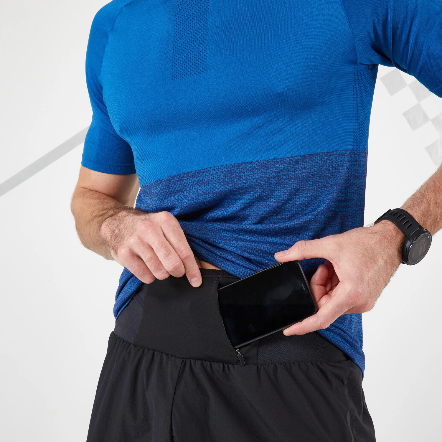 KIPRUN MEN'S MARATHON RUNNING SHORTS WITH CARRY POCKETS - Image 3