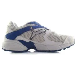 Puma Axis Trainer Mesh Jnr Kids White/Silver/Blue