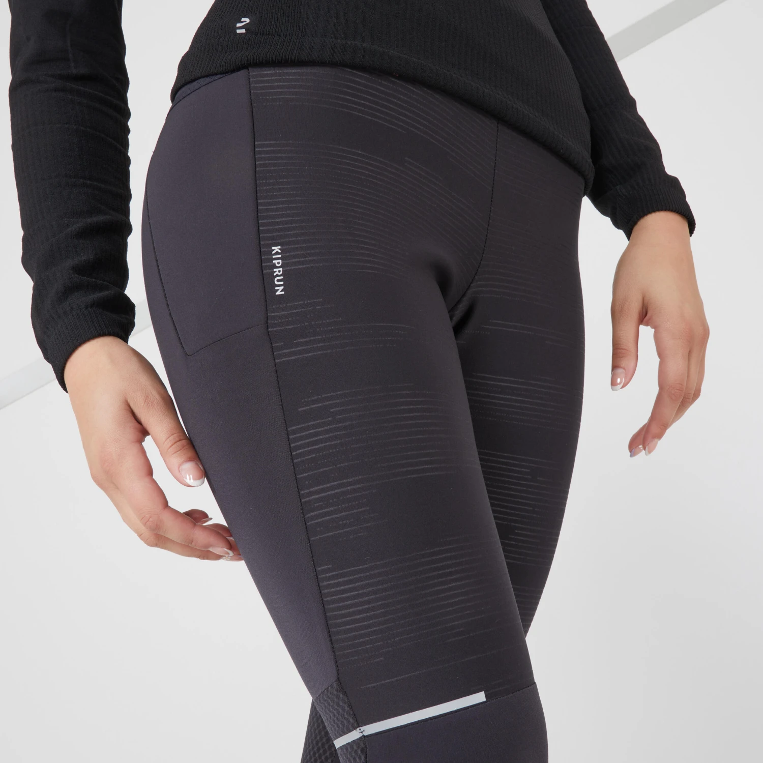 KIPRUN WARM RAIN - WOMEN'S WARM WATER-REPELLENT RUNNING TIGHTS - Image 3