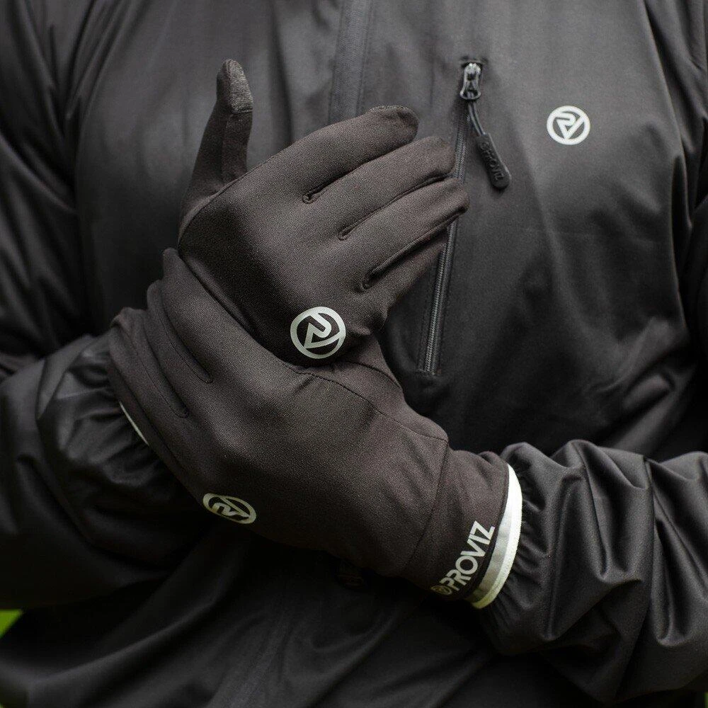 Proviz Classic Touch Screen Reflective Breathable Lightweight Running Gloves - Image 3