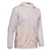 Under Armour Metallic Woven Full Zip Womens Jacket Pink