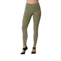 Fitness-Mad Womens/Ladies Moto Leggings (Green)