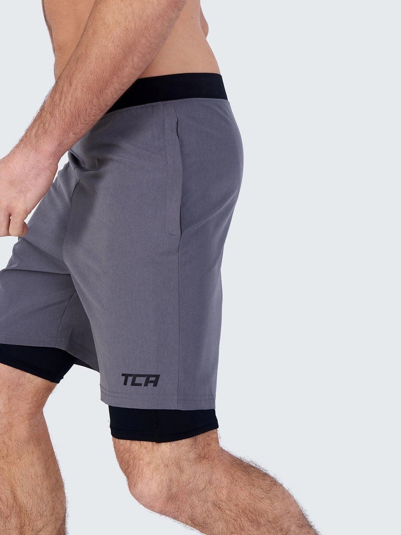 Men's Utility 2 In 1 Training Short With Zipped Pocket - Image 8