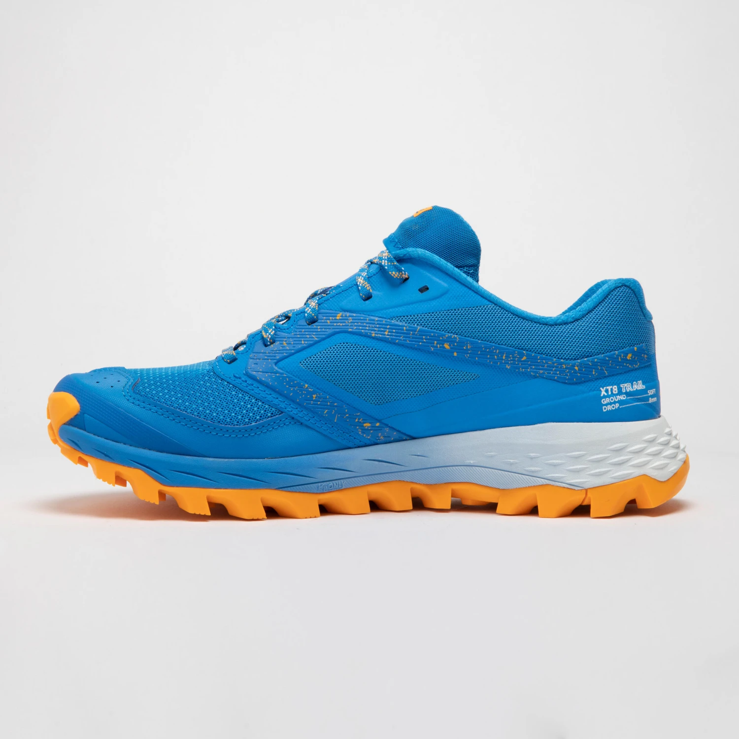 XT8 Men's Trail Running Shoes Blue And Orange - Image 4