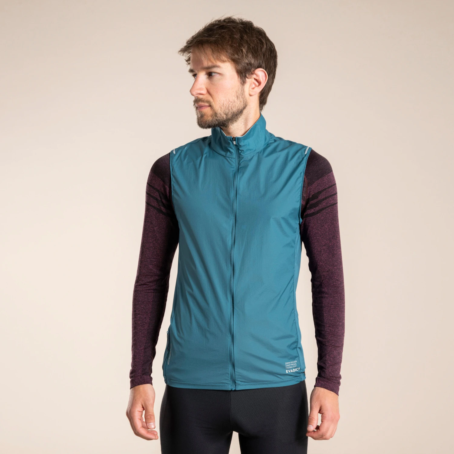 MEN'S TRAIL RUNNING SLEEVELESS WINDPROOF JACKET - Image 4