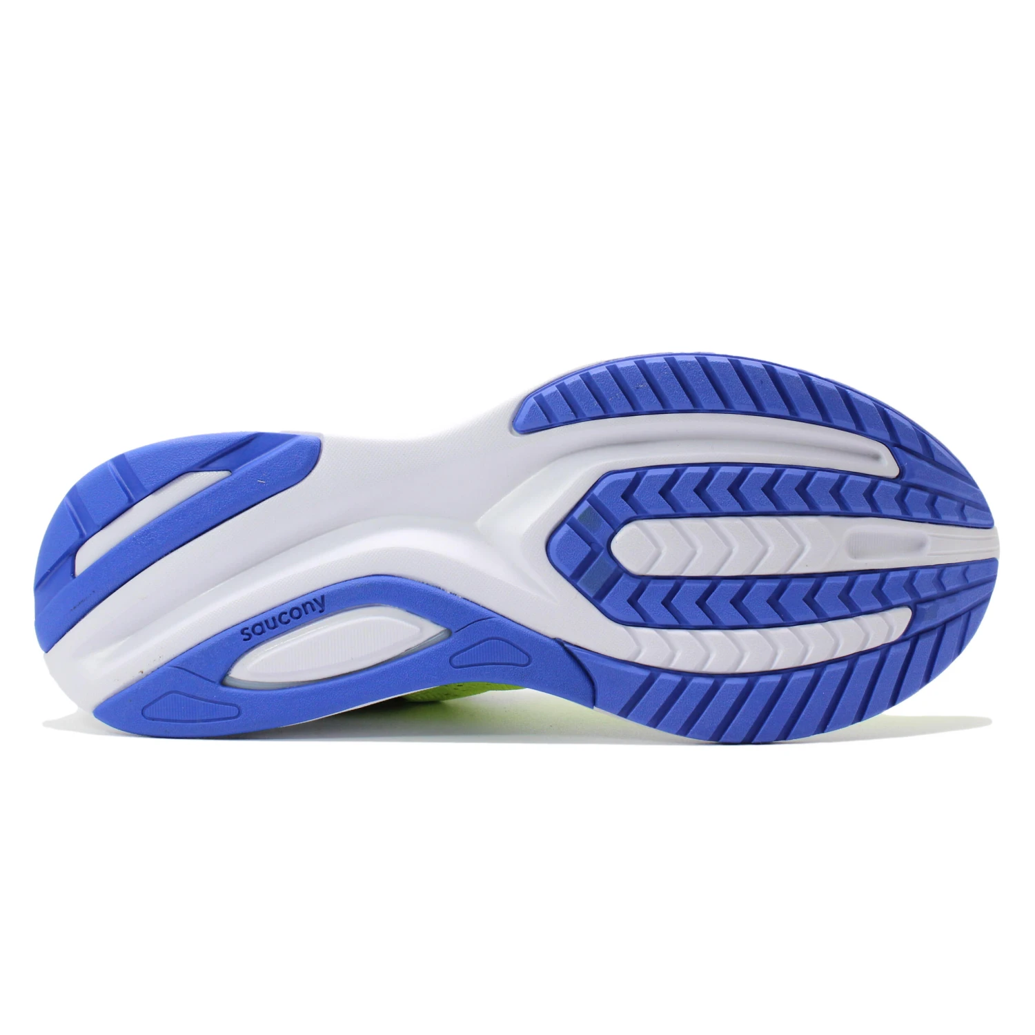 Saucony Guide 15 Mens Running Trainer Yellow/Blue - Image 2