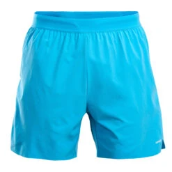 REFURBISHED KIPRUN LIGHT MEN's RUNNING SHORTS LIGHT BLUE TURQUOISE