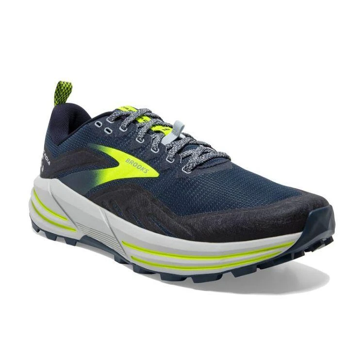 Brooks Mens Cascadia 16 Running Shoes Titan/Peacoat/Nightlife - Image 2