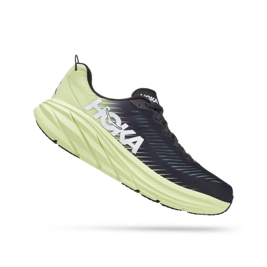 Hoka Mens Rincon 3 Running Shoes Blue Graphite/Butterfly - Image 2