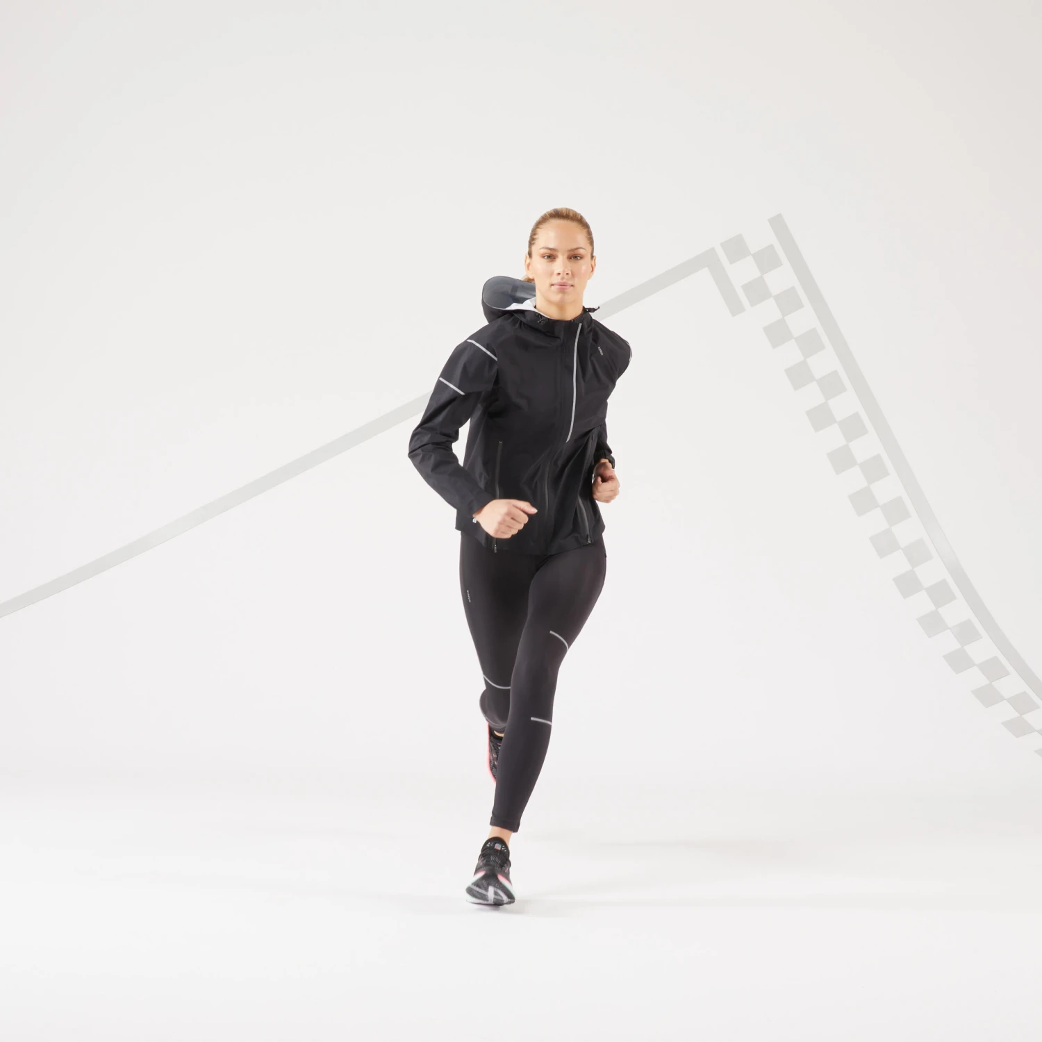 WOMEN'S WATERPROOF WINDPROOF JACKET - KIPRUN RAIN+ - Image 2