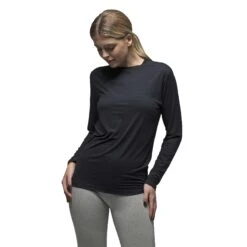 Ladies Fleece Lined Long Sleeve Thermal Top | Ultra Lightweight