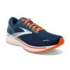 Brooks Mens Ghost 14 Running Shoes Titan/Teal/Flame