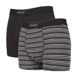 Jeep 3 Pairs Mens Soft Natural Bamboo Fibres Comfortable Fitted Trunks